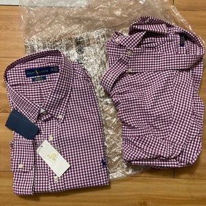 2 for 1 NWT Polo Ralph Lauren Classic Fit Long-sleeve Button-down